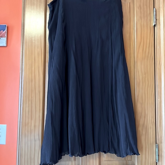 Jupe Jones New York 100% Soie - Taille 10, Doublée, Fermeture Latérale, Occasion Très Bon État